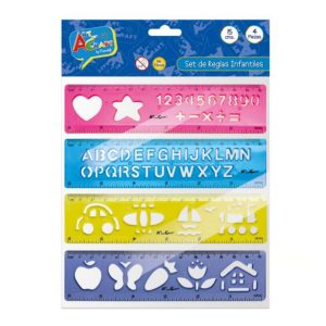 SET 4 REGLAS INFANTILES ART&CRAFT