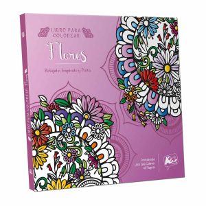 LIBRO PARA COLOREAR MANDALAS 48PAG FLORES