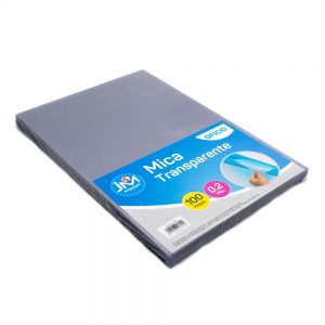 MICA LISA OFICIO 200MIC TRANSPARENTE PVC 100UN JM