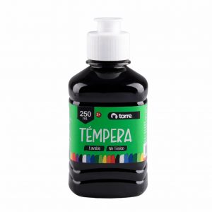 TEMPERA TORRE 250ML NEGRO