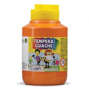 TEMPERA ACRILEX 250ML 517 NARANJO