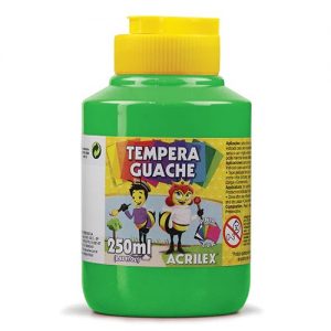 TEMPERA ACRILEX 250ML 510 VERDE HOJA (VERDE CLARO)