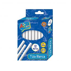 TIZA 12 UN BLANCAS ART&CRAFT