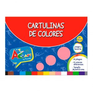 BOLSON CARTULINA COLOR 18 PLG ART&CRAFT