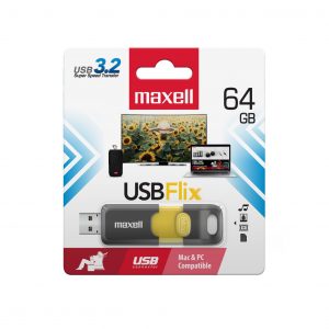 PENDRIVE MAXELL USB FLIX 64GB 3.2