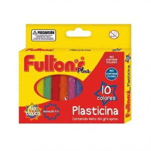 PLASTICINA 10 COL FULTONS REDONDA