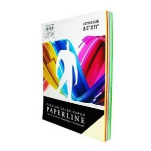 RESMA 250 HOJAS CARTA PAPERLINE MIX COLORES