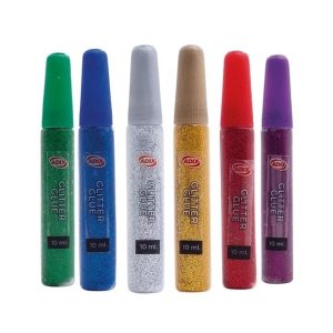 GLITTER GLUE 6 COLORES CREATIVE