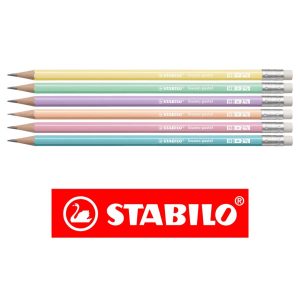 LAPIZ GRAFITO STABILO SWANO PASTEL CELESTE