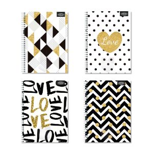 CUADERNO ESPECIAL 150HJ 7MM ARTEL GOLDEN & BLACK