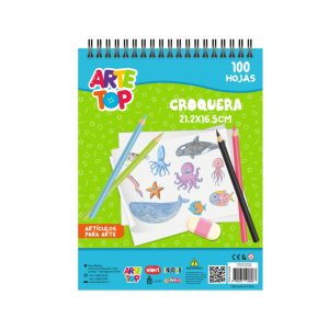 CROQUERA ARTETOP MEDIO OFICIO 100 HOJAS 80GR