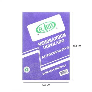 MEMORAMDUM 50/2 HJ EL ARTE AUTOCOPIATIVO