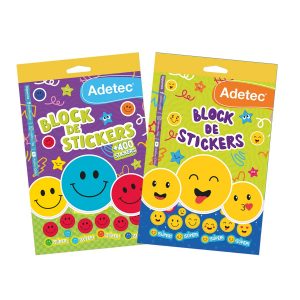 BLOCK +400 STICKERS ADETEC MOTIVACIONALES
