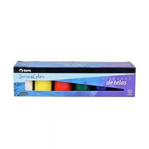 PINTURA PARA TELA TORRE 12 COLORES TRADICIOALES