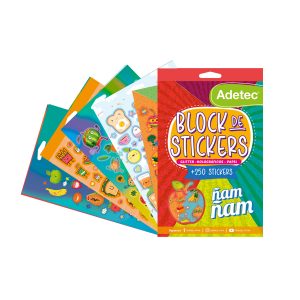 BLOCK +250 STICKERS ADETEC ÑAM ÑAM