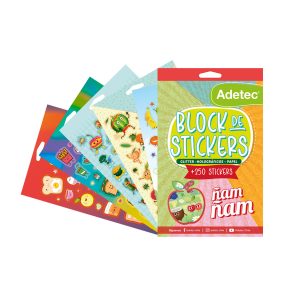 BLOCK +250 STICKERS ADETEC ÑAM ÑAM