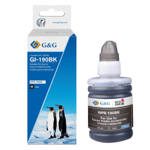 TINTA COMPATIBLE G&G GI-190BK 140ML BLACK