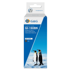 TINTA COMPATIBLE G&G GI-190BK 140ML BLACK