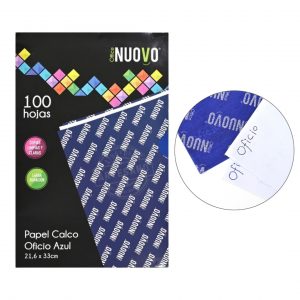 CALCO OFICIO 100 HOJAS NUOVO AZUL