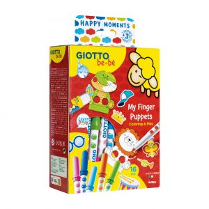 KIT DE DIBUJO GIOTTO BEBE MY FINGER PUPPETS MARIONETA DE DEDOS