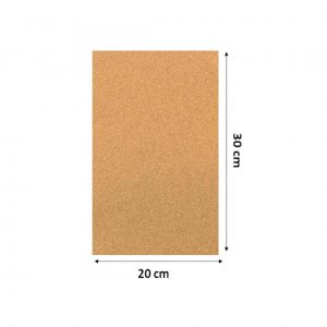 LAMINA DE CORCHO 20X30CM 2MM RAYFEN
