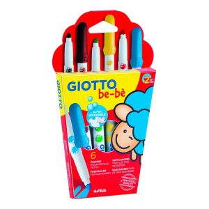 MARCADORES GIOTTO BEBE 6 COLORES