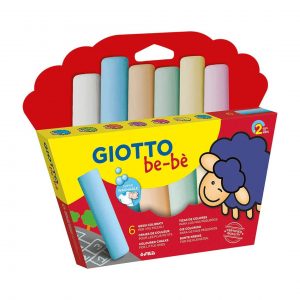 TIZA GIOTTO BEBÉ 6 COLORES