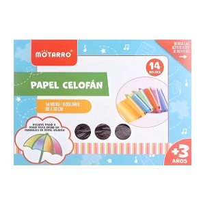 BOLSON PAPEL CELOFAN 14 PLG MOTARRO