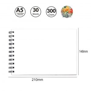 BLOCK ACUARELA 300 GR A5 30 HOJAS MOTARRO