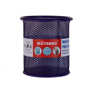 PORTA LÁPIZ DE METAL REDONDO 10×8 CM MOTARRO MORADO