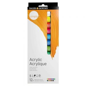 ACRILICO 12 COLORES DALER-ROWNEY SIMPLY