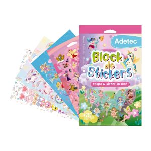 BLOCK +250 STICKERS ADETEC CON AROMAS HADAS