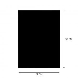CARTON PIEDRA NEGRO 27X38CM 1.4MM ROKA