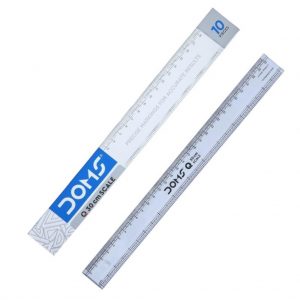 REGLA PLASTICA GRUESA 30 CM DOMS