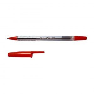 LAPIZ PASTA PUNTA 1.0 MM MISTER OFFICE 50 UN ROJO