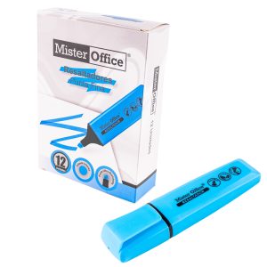 DESTACADOR JUMBO MISTER OFFICE CELESTE