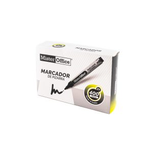 MARCADOR PIZARRA PUNTA REDONDA MISTER OFFICE NEGRO