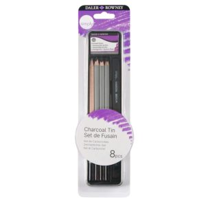 SET SIMPLY DALER ROWNEY LATA 8 PCS CARBONCILLOS