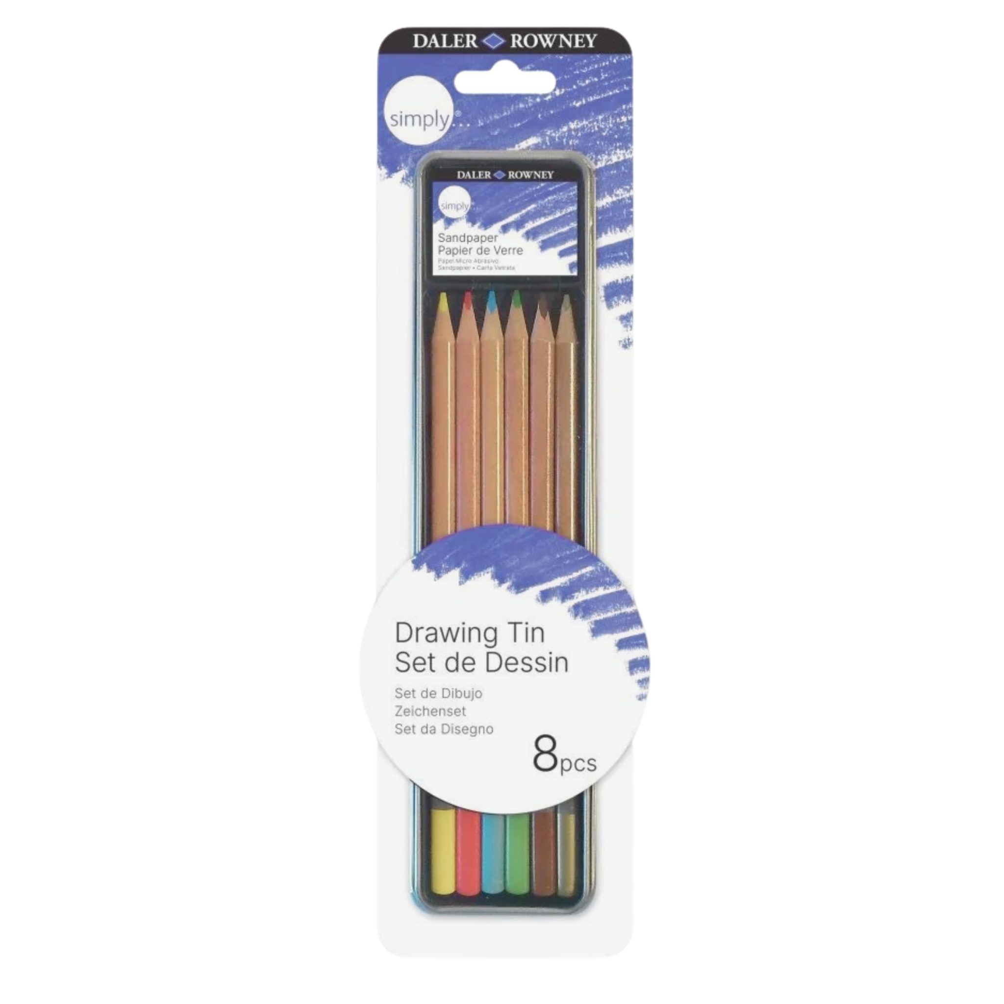 Bloc De Dibujo Daler Rowney A2 - 30 Hojas De Papel Cartucho 160g/m², Grano Fino - Ideal Para Lápiz, Tinta Y Acuarela Ligera