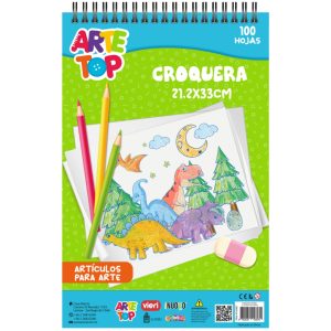 CROQUERA ARTETOP OFICIO 100 HOJAS 80GR