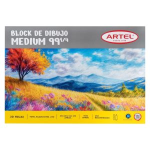 BLOCK DIBUJO ARTEL 20 HOJAS MEDIO 99 1/4 (GRANDE)