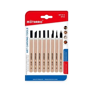 GUBIAS PARA TALLAR 8 PIEZAS MOTARRO