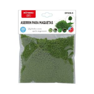 ASERRIN PARA MAQUETA MOTARRO 20GR VERDE MEDIO