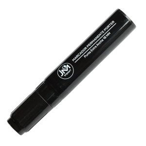 MARCADOR PERMANENTE JUMBO PUNTA BISELADA NEGRO 1UN JM
